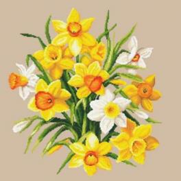 S 10672 Cross stitch pattern for smartphone - Narcissus II