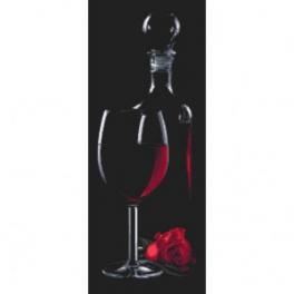 S 10317 Cross stitch pattern for smartphone - Glass with red wine