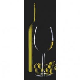 S 10318 Cross stitch pattern for smartphone - Glass with white wine