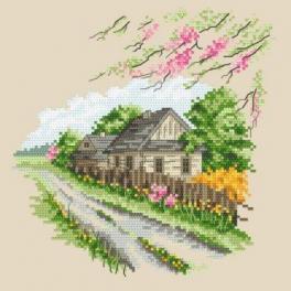 S 10294 Cross stitch pattern for smartphone - Seasons - Colourful spring