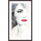 S 10211 Cross Stitch Pattern para um telefone - senhora sensual