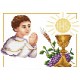 S 4441 Cross Stitch Pattern para um telefone - Primeira Comunhão - menino