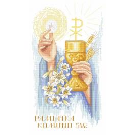 S 10103 Cross stitch pattern for smartphone - In rememberance of First Communion