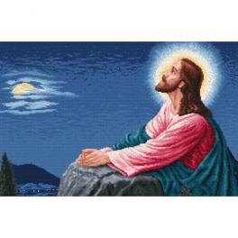 S 739 Cross stitch pattern for smartphone - The prayer of Jesus