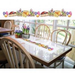 S 10414 Cross stitch pattern for smartphone - Long Easter table runner