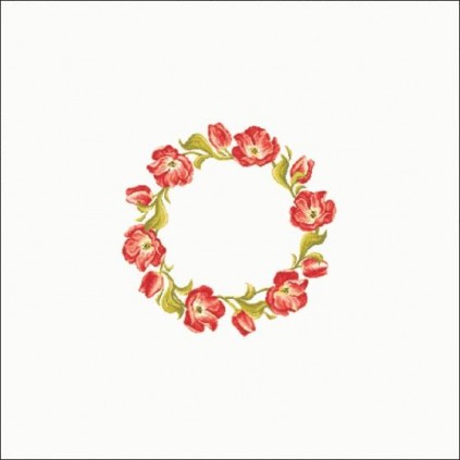 S 8355-01 Keresztszemes minta okostelefonhoz - Abrosz - Tulipánfüzér