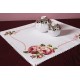 S 8348 Cross Stitch Padrão para smartphone - guardanapo com rosas