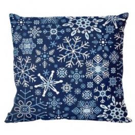 S 10644-01 Cross stitch pattern for smartphone - Pillow - Snowflakes