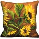 S 10002-03 Grille de point de croix pour smartphone - Coussin avec tournesols