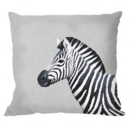 S 10656-01 Cross stitch pattern for smartphone - Pillow - Black and white zebra