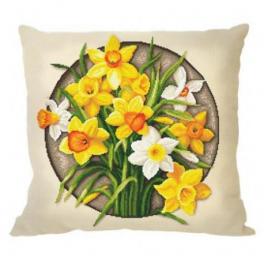 S 10647-01 Cross stitch pattern for smartphone - Pillow - Narcissus