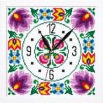 S 8844 Cross stitch pattern for smartphone - Ethnic clock