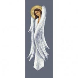 S 10455 Cross stitch pattern for smartphone - Pensive angel