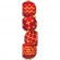 Cross stitch pattern for a phone - Bookmark with Christmas balls