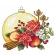 Cross stitch pattern for smartphone - Christmas composition with a Christmas ball