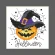Cross stitch pattern for a phone - Postcard - Happy Halloween