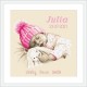 S 10338 Kryssstingmønster for en telefon - fødselsattest - Little Girl&#39;s Sweet Dream