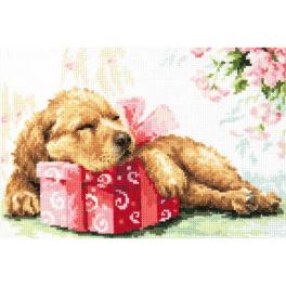 MN 59-25 Cross stitch kit - Guarding your gift