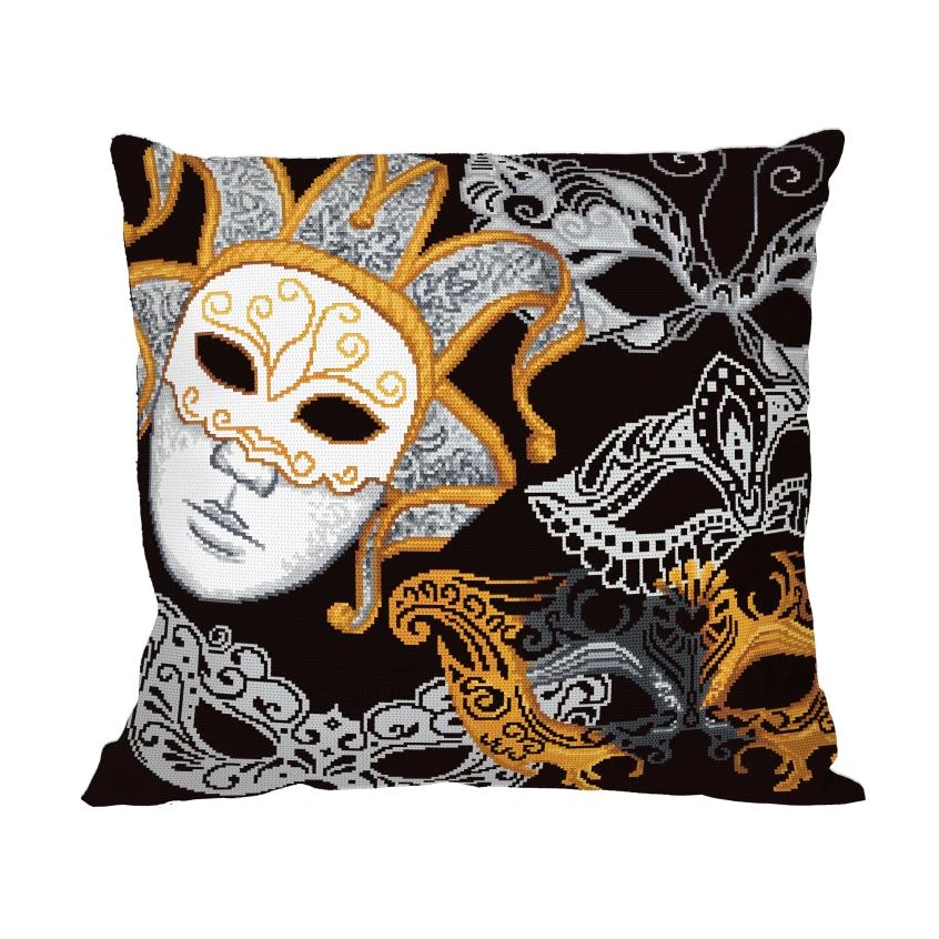 Cross stitch pattern for smartphone - Cushion - Venetian masks