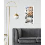 ZN 10479 Cross stitch kit with tapestry - Winter birches