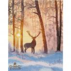 OV 1399 Cross stitch kit - In the winter forest