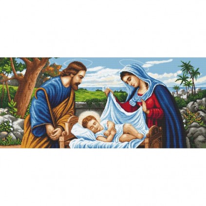 AN 10694 Tapisserie Aïda - Sainte Famille