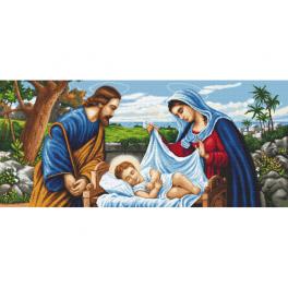 ZN 10694 Cross stitch tapestry kit - Holy Family