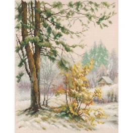ZTM 866 Cross stitch kit - The winter has come