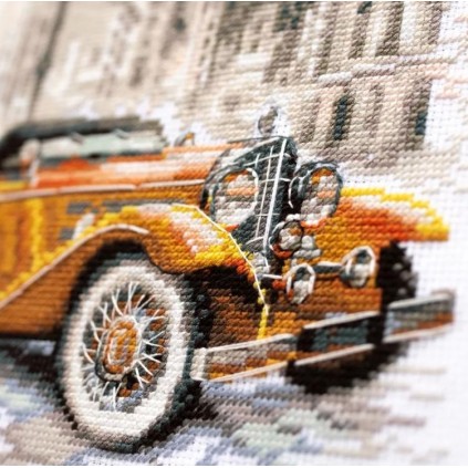 MN 110-026 Cross Stitch Kit - Retro Style. New York