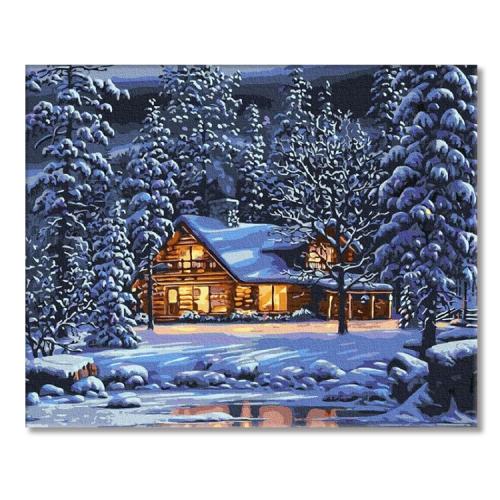 PC4050107 Painting by numbers - Winter evening