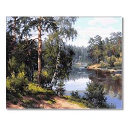 PC4050401 Painting by numbers - Forest river