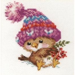 ALI 0-101 Cross stitch kit - Little sparrow
