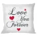 Cross stitch pattern for smartphone - Cushion - Love you forever