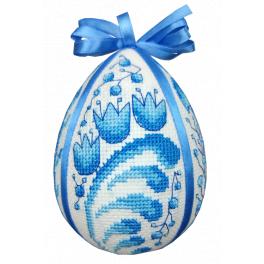 W 10699 Cross stitch pattern PDF - Porcelain Easter egg II