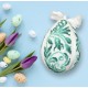 ZU 10697 Cross Stitch Kit - Påskeegg med planter