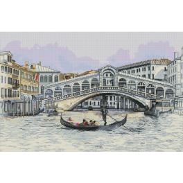 NPE 3524 Cross stitch kit - Venetian Canal
