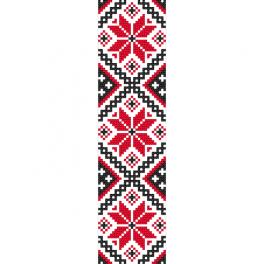 ZU 10706 Cross stitch kit - Bookmark - Ukrainian cross stitch