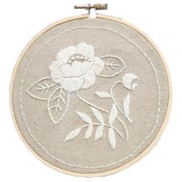 FLAT 2103081 Flat stitch kit - White rose