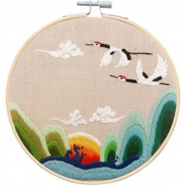 FLAT 7350 Flat stitch kit - Storks are coming