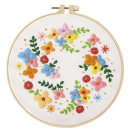 FLAT CX0519 Flat stitch kit - Colourful little flowers