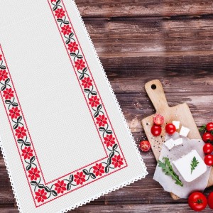 GU 10709 Nyomtatott keresztszemes minta - Asztali futó - ukrán keresztszemes