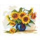 AN 4711 Tapiz Aida - Girasoles pastel