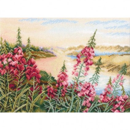 ZTM 881 Kit Cross Stitch - onde a lenha floresce