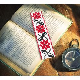 ZU 10708 Cross stitch kit - Bookmark - Ukrainian cross stitch II