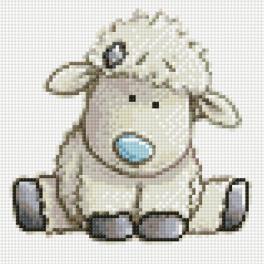 WD2370 Diamond painting kit - Little sheep