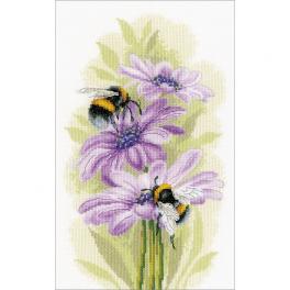LPN-0191874 Cross stitch kit - Dancing bees