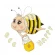 Cross stitch pattern for smartphone - Bee happy