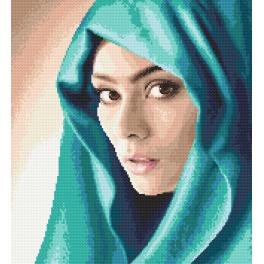 S 10362 Cross stitch pattern for smartphone - Mysterious look