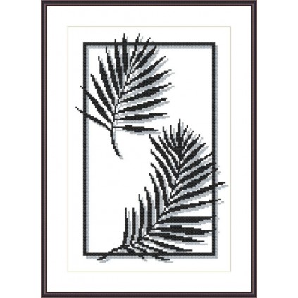 Z 10372 Kit Cross Stitch - Folhas de Chamedora