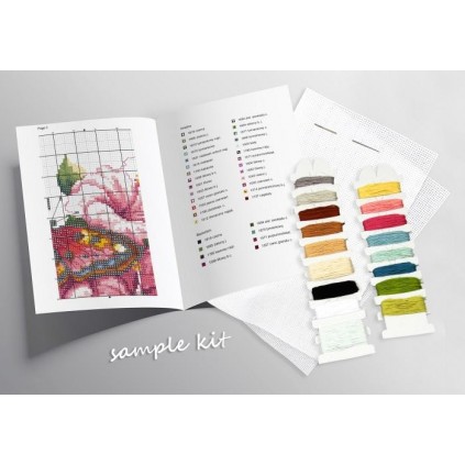 Z 10372 Kit Cross Stitch - Folhas de Chamedora